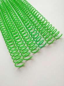 (1 Piece/Pack) 10Pcs Plastic Colorful Coil Binding Rings, PVC Binding Coils Suitable For A4, A5, B5 Books, Notebooks, Binders.