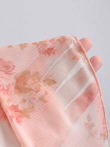 Sweetra 女士复古甜美休闲日常百搭时尚外出派对波西米亚风网纱佩斯利印花拼接网纱复古花卉多层荷叶边系带蝴蝶结迷你连衣裙，春夏款 - 彩色 - 查看 7