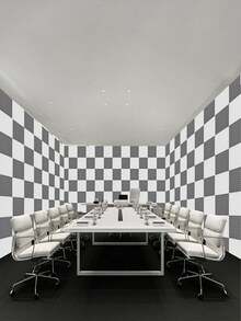 12/24 Pieces Of 12 * 12 * 1 Inch Elastic Sound Insulation Foam Board, Suitable For Room And Music Room Wall Decoration And Sound Absorption, Decoration Sticker Peeling Wallboard, Wallpaper, Wallpaper, Spring Decoration Items, Make Your Home A New Look, Holiday Decoration Sticker Gift Birthday Graduation - Grey - View 2