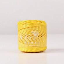 1 pieza 130g Cuerda de cuero sintético de poliéster y algodón de 2MM, hilo de tejido con hecho a mano de 50m, para decoración de pulseras, collares y cuentas de forma cultural y lúdica - Multicolor - Ver 15