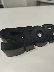 Joivida Home Practical English Letter STOP Personalized Door Stop