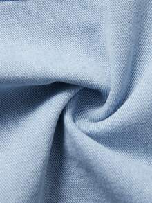 ROMWE MEN Street Life Men's Casual Distressed Pocket Denim Shorts - Blue - View 4