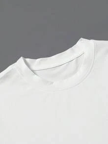 Manfinity Homme Bộ đồ nam in hình hiệp sĩ, cổ tròn, tay ngắn, gồm áo thun và quần short, kiểu dáng thường ngày. - Nhiều màu - Xem 3