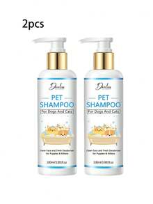 1pc 2pcs Pet Shampoo, Cleanses Head And Body, Deodorizes, Removes Odors, Suitable For Both Cats And Dogs - Multicolor - View 4