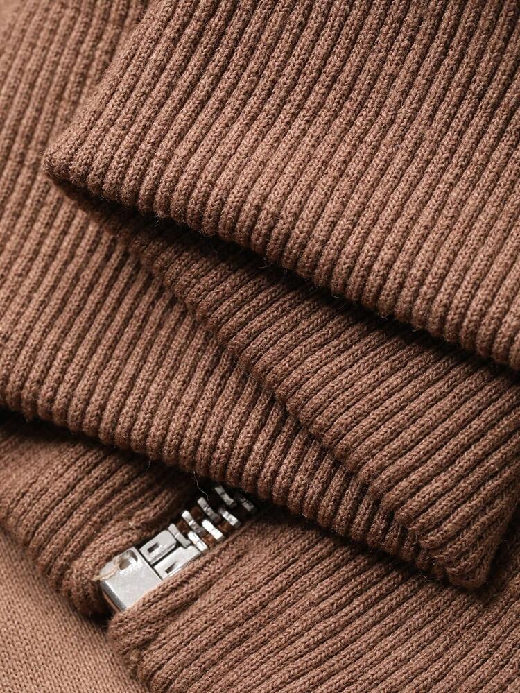 Brown Motorcycle Letter Print Hooded Sweatshirt For Men, Street Style, Spring/Autumn