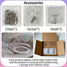 LED霓虹亚克力灯牌，带有图案和字母，适用于室内外广告、派对装饰，是房间装饰、卧室和营造特定氛围的理想选择。 - 彩色 - 查看 7