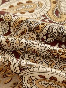 HIMLAND Men's Casual Vacation Cashew Flower Print Shirt - Multicolor - View 6