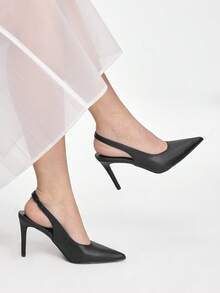 Mnmlis Women Shoes Valentine's Day - Graphite Black - View 6