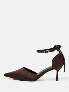 CUCCOO HITCHD 女士高跟鞋 - 咖啡棕 - 查看 3