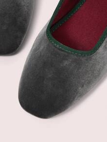 CUCCOO DOLLMOD Women's Buckle Design Casual Versatile Shoes Spring Shoes - Grey - View 5