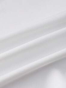 Teletubbies X SHEIN Baby Girl Casual Everyday Commute Cute Cartoon Letter Print Short Sleeve White T-Shirt - White - View 6