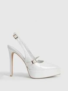 CUCCOO LuxiPop Women's High Heels - White - View 2