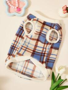 PETSIN 1 Peça Roupa para Cachorro, Gato, Animal de Estimação, Roupa de Gato, Suprimentos para Cachorro, Roupa de Cachorro, Gato Sem Pelo, Boneca de Pano Inglesa Curta, Veludo Ouke, Quente para Outono e Inverno - Azul - Visão 6