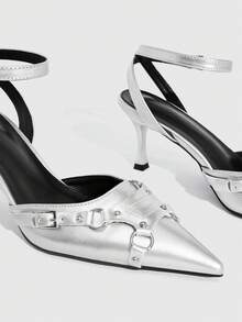 CUCCOO SZL Women Pumps - Silver - View 7