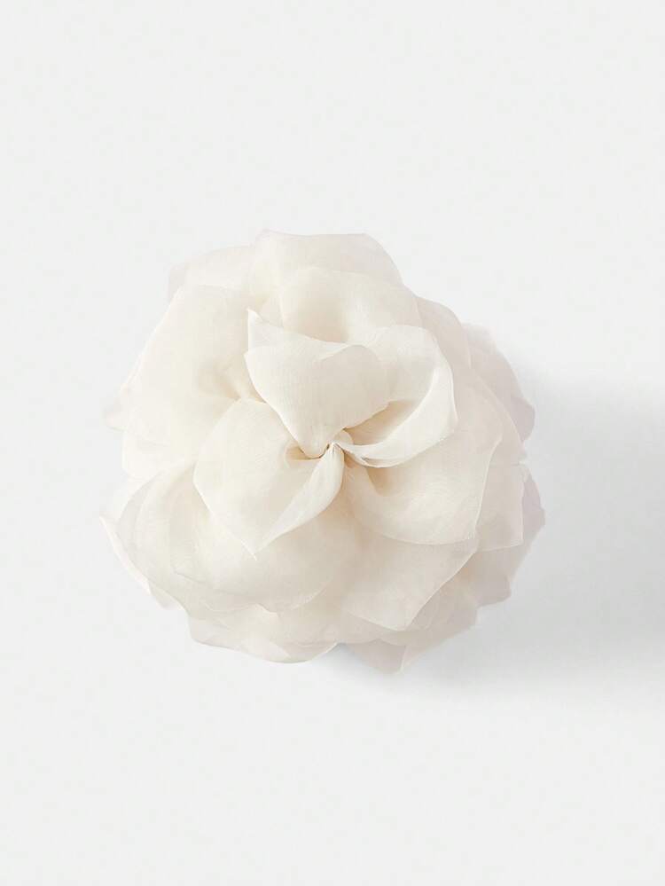 PRESILHA DE CABELO FEMININA ELEGANTE E DA MODA COM FLOR 3D