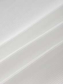 Lyxana Áo thun nữ cổ chữ V tay ngắn màu trơn, thiết kế cúc kim loại, kiểu dáng thường ngày. - trắng - Xem 6