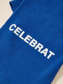 PETSIN Pet Dog Birthday Party Vest Cute Teddy T-Shirt Letter Print Puppy Clothes Yorkshire Soft Two Legs Dress No Hat - Blue - View 6