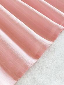 SHEIN Vintaside Kids 少女粉色纹理面料花卉吊带装饰度假夏季甜美可爱百搭公主裙 - 粉色 - 查看 8