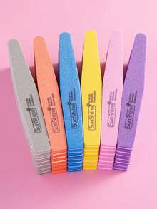 10Pcs Sponge Nail File And Buffers For Nail Art Care Double Sides Design 100/180 Grit Nail Buffer Professional Manicure Nail Tools,Nail Buffer Block Files - Multicolor - View 6