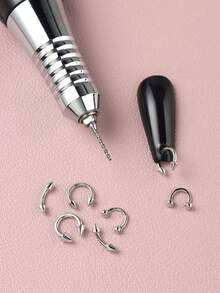 Mũi khoan móng tay dùng để đục lỗ trang sức, nhẫn hở, nghệ thuật làm móng, đầu mài bằng thép vonfram, dụng cụ đục lỗ chính xác. - Nhiều màu - Xem 8