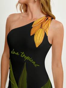 CAJUNI Đầm dài dệt kim TROPICACAU_KNITLONGDRESS - May bằng vải dệt kim - màu đen - Xem 6