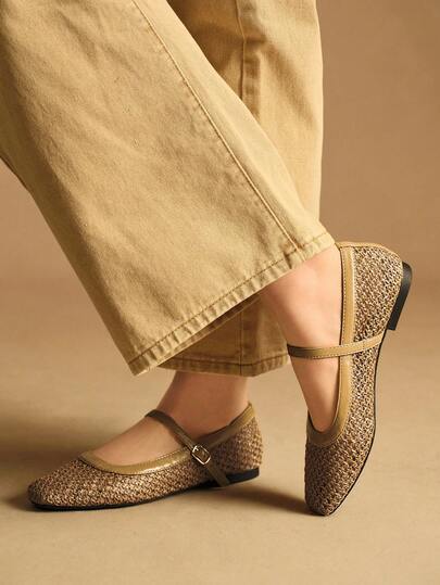 Rosivie 女士纯色时尚舒适休闲平底鞋