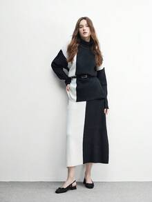 CUCCOO BIZCHIC 女士金色基础通勤百搭平底鞋，适合圣诞节穿着 - 耀夜黑 - 查看 8