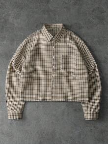 PAVTROS Manfinity Streetrush Men's Street-Style Popular INS Matching.Men's Streetwear,Men's Casual Street Short Sleeve Shirt With Collar,Blue Striped Shirt,Embroidered Pattern Shirt,Street Style, Boyfriend Gift,Men's Slogan Plaid Print Single-Breasted Casual Long Sleeve Shirt,Streetwear,Baggy,I Love My Boyfriend Men Cropped Shirt Faith Over Fear Shirt Men Graphic Shirt - Multicolor - View 7