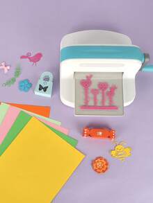 Professional A5 Die Cutting Machine With Embossing & Paper Trimming Functions | Scrapbooking & Craft Cutting Press Tool For DIY Art Projects, Card Making, Stencil Designs | Precision Craft Cutter With Emboss Capability