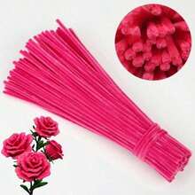 Bộ dụng cụ thủ công 201 món làm từ dây kẽm, bao gồm 200 dây kẽm và 1 que keo dán, vật liệu thủ công số lượng lớn cho việc tự làm đồ thủ công mỹ nghệ và trang trí sáng tạo. - Nhiều màu - Xem 24
