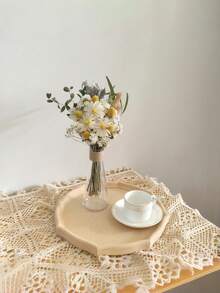 Madebyblanc Bình hoa thủy tinh phong cách Bắc Âu dùng cho hệ thống thủy canh - Bình hình trụ tối giản dùng cho hoa tươi và hoa khô, trang trí nhà cửa sang trọng, bình hoa thủy tinh kiểu Scandinavia - thiết kế tối giản cho hoa tươi và hoa khô, trang trí nhà cửa theo phong cách thủy canh, trang trí bàn sang trọng cho phòng khách, kệ, bình hoa thủy tinh sang trọng (Bình sẽ được tặng kèm dây gai dài 4 mét, bạn cần tự quấn dây) - Nhiều màu - Xem 8
