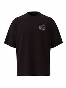 Monogram Men's T-Shirts Black - Black - View 4