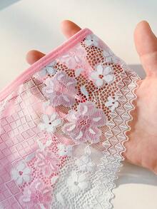 PetitDoll Quần lót ren phối hợp thoải mái và thời trang dành cho nữ - Hồng - Xem 10