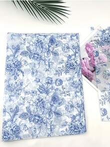 一套大型复古花卉艺术包装纸花束包装单枝花袋母亲节情人节婚礼摄影道具美学工艺花卉布置礼品装饰 - 彩色 - 查看 6