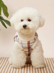 PETSIN 1 Peça Roupa para Cachorro, Gato, Animal de Estimação, Roupa de Gato, Suprimentos para Cachorro, Roupa de Cachorro, Gato Sem Pelo, Boneca de Pano Inglesa Curta, Veludo Ouke, Quente para Outono e Inverno - Azul - Visão 5