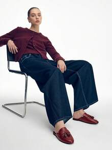 Mnmlis Women Flats Valentine's Day - Burgundy - View 2