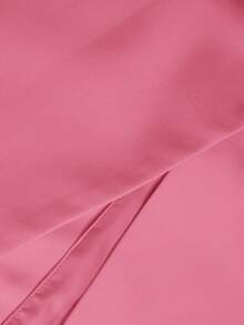 Aveloria Modichic Women's Business Style Solid Color Double-Breasted Blazer Jacket For Commuting, Autumn  - Pink - View 7