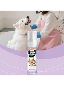 1pc/2pcs/3pcs Pet Waterless Cleaning Mousse, Deodorizing Foam, Perfect For Cats And Dogs' Bodies And Fur. Easy-To-Use, No-Rinse Beauty Foam For Softer, Smoother Fur. - Multicolor - View 1