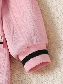 Infant Boys' Autumn New Gentleman Style 2 In 1 Romper - Pink - View 4