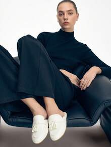 Mnmlis 女士平底鞋 - 白色 - 查看 3