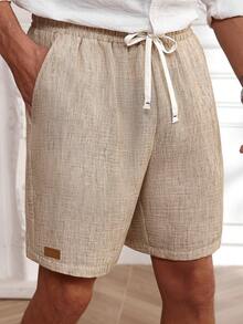 Core Aspect Men's Drawstring Waist Pockets Casual Versatile Commute Shorts