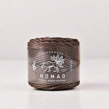 1 pieza 130g Cuerda de cuero sintético de poliéster y algodón de 2MM, hilo de tejido con hecho a mano de 50m, para decoración de pulseras, collares y cuentas de forma cultural y lúdica - Multicolor - Ver 17