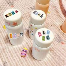 852/12 杂志信件贴纸，复古剪贴簿信件贴纸，小型勒索信贴纸，适用于剪贴簿用品、日记本、笔记本电脑、水瓶、DIY工艺品、礼品、杂项日记 - 彩色 - 查看 2