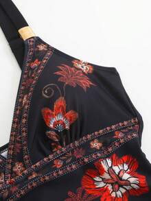 Swim Oasis 2026新款春夏女士两件套印花泳衣和网纱长裙沙滩度假休闲泳装套装 - 彩色 - 查看 7