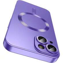 Luxury For Magnetic Case Compatible With IP 17 Air 16 E 15 14 13 Pro Max Plus – Soft TPU Material, Shock-Absorbing Protection Case With Scratch-Resistant Ultra-Fine Fiber Lining, Protective Case. - Purple - View 4