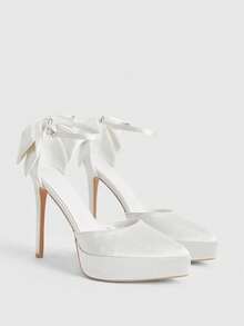 CUCCOO LuxiPop Women Pumps Valentine's Day - White - View 7