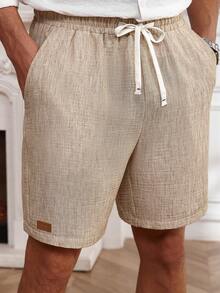 Core Aspect Men's Drawstring Waist Pockets Casual Versatile Commute Shorts