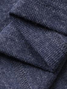 DAZY Camisón largo para mujer con cintura ceñida, decoración de cinta de contraste y parches de encaje cautivadores sin mangas - Gris Oscuro - Ver 9