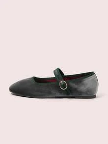 CUCCOO DOLLMOD Women's Buckle Design Casual Versatile Shoes Spring Shoes - Grey - View 2