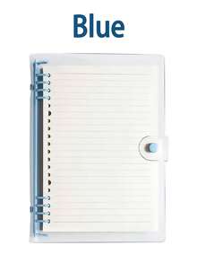 SHEIN 120-Page A5 Spiral Notebook, Soft Transparent Cover With Perforated Detachable Sheets, Waterproof Design, Music-Themed Gift For Office School College Supplies - Multicolor - View 10